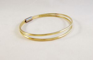 Armband geel goud wit goud Teuns Design goudsmid Wijchen