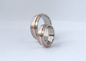 Trouwringen rose goud roodgoud Teuns Design goudsmid Wijchen regio Nijmegen Oss