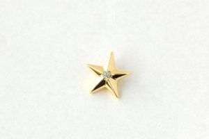 Handmade Gouden ster met as Teuns Design